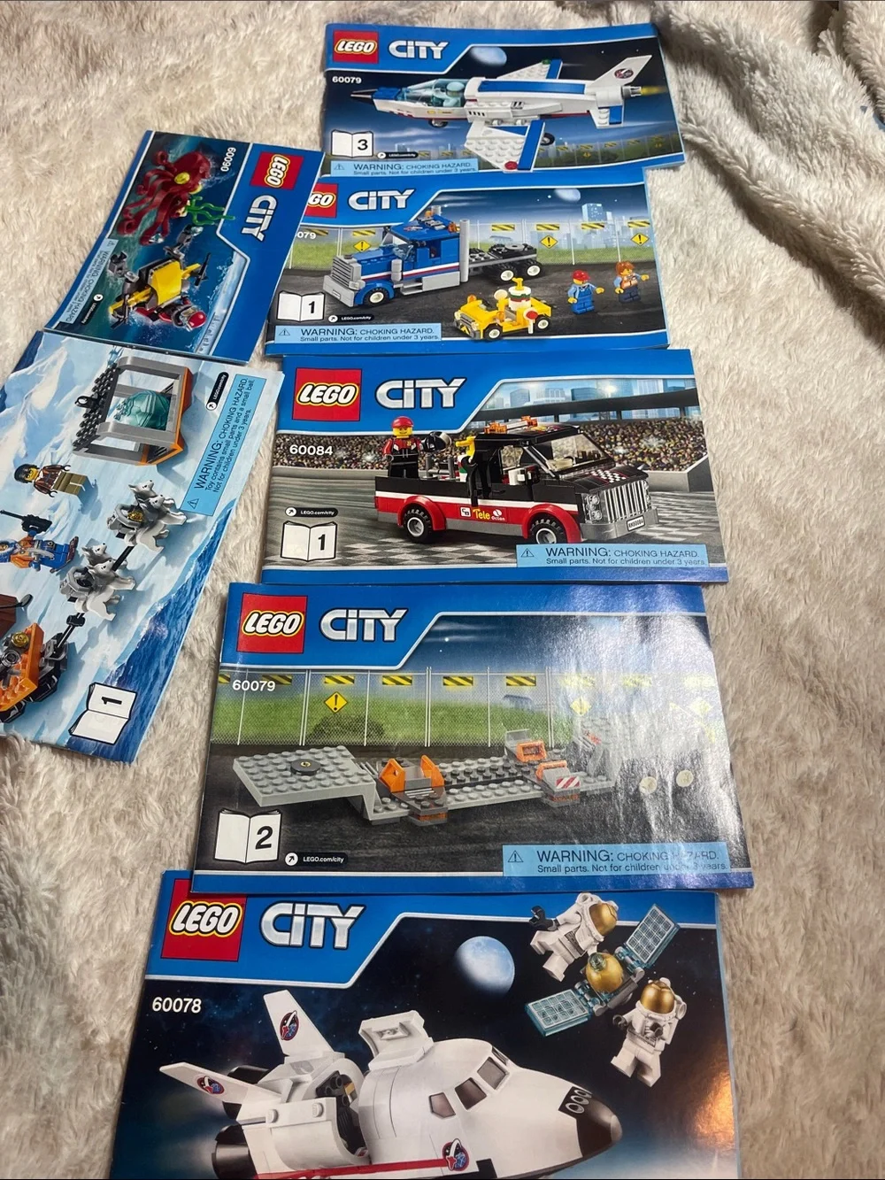 LEGO City Blue White Instruction Booklets - Multiple Sets - Picture 3 of 4